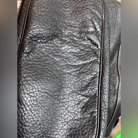 Longchamp 🇫🇷Black Textured durable Soft Leather Hobo Bag, only 23oz very light - Picture 8 of 8